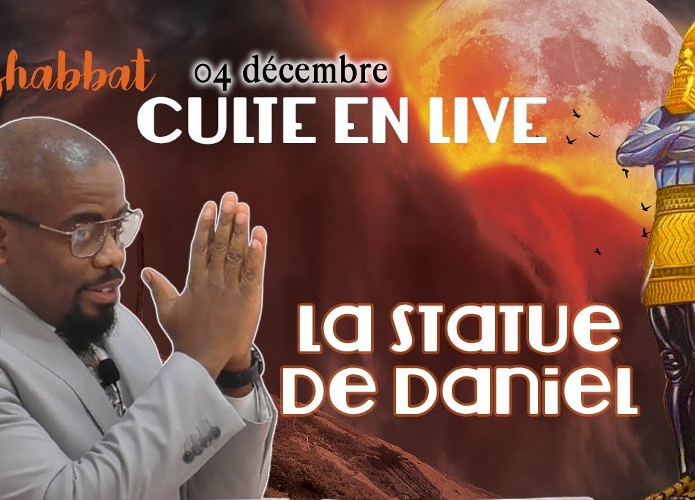 Culte 4 décembre 2021, la statue de Daniel